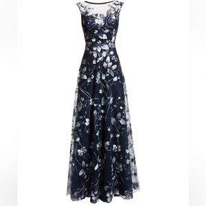 Mother of the bride dress worn once. Kept in smoke free home.